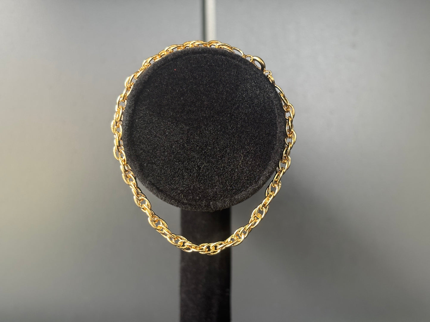 Braided bracelet 18kt gold plated