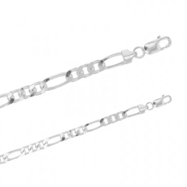 Figaro bracelet 925 silver