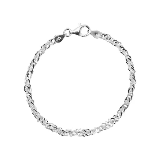 Singapore armband 925 zilver